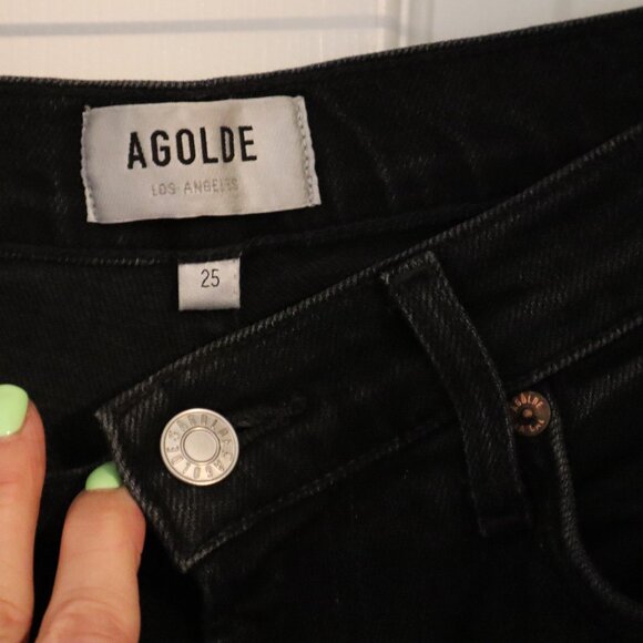 AGOLDE Harper Crop Jean - in Hush- 25 - Picture 5 of 9